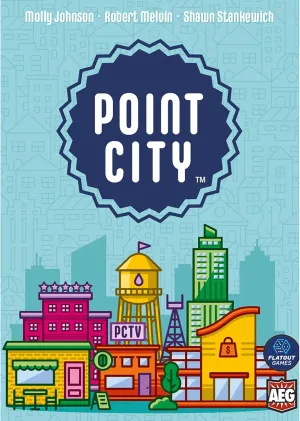 AEG & Flatout Games | Point City - A City Building Card Game for the Whole Family | Easy to Learn | Quick to Play | Ages 10  | 1-4 Players