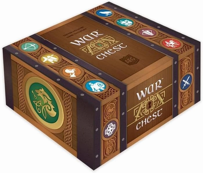 AEG War Chest | Manage Army & Battlefield | Bag-Building Medieval Board Game | Abstract Chess Strategy | Easy to Learn | 2 or 4 Players | Ages 14 