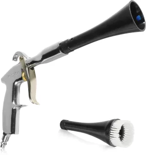 Air Gun,Ultra Air Blaster,Car Accessories Cleaning Gun,High Pressure Air Blow Gun with 2 Set Nozzle,Car Detail Air Blower Gun,Suitable for Upholstery Carpet Seat Interior Cleaning