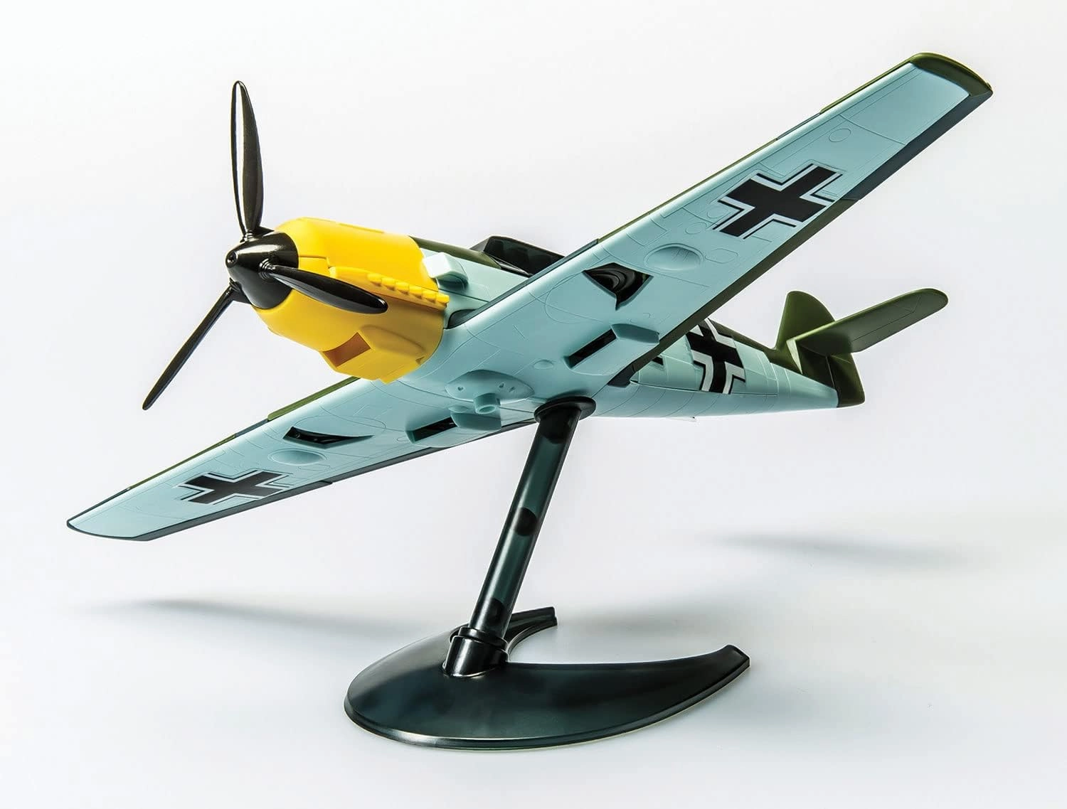 Airfix Quickbuild Messerschmitt 109 Airplane Brick Building Plastic Model Kit J6001