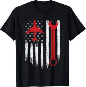 Airplane Mechanic Tools - Aviation Technician Plane Lover T-Shirt