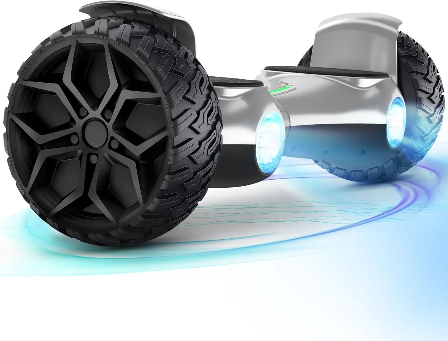All Terrain Hoverboard - 8.5" Offroad Hoverboard with Lights and Bluetooth for Adults