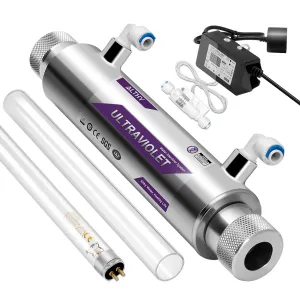 ALTHY UVF-FS11 UV͎ Water Purification, Ultrąviolët Water Filter Purifier for Under Sink WaterFiltration Systems, with Smart Flow Sensor Switch, 1GPM, 11W Energy Saving