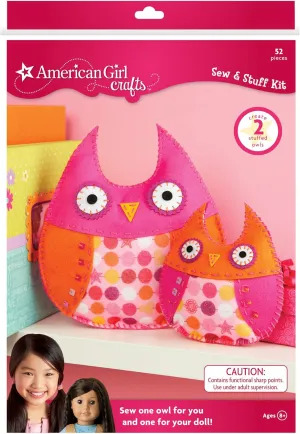 American Girl Pink Owl Bedroom Decor Girls Craft Kit