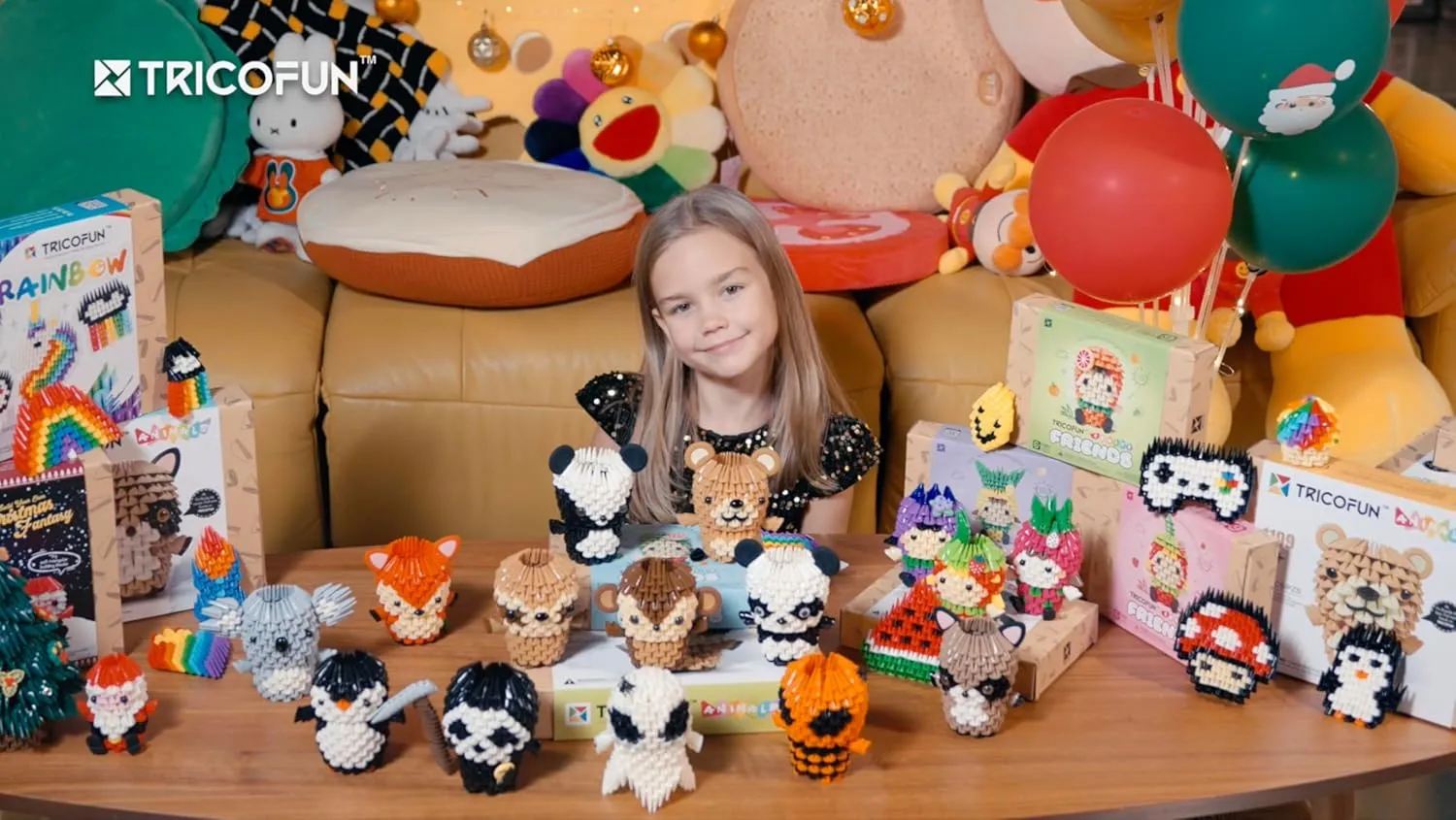 Animals 3D Soft Building Blocks - Cute Animal Kit, Pressure-Relief, STEM Educational Toys, Enhance Hands-On Skills Interlocking Building Blocks (1101-PENGUIN)