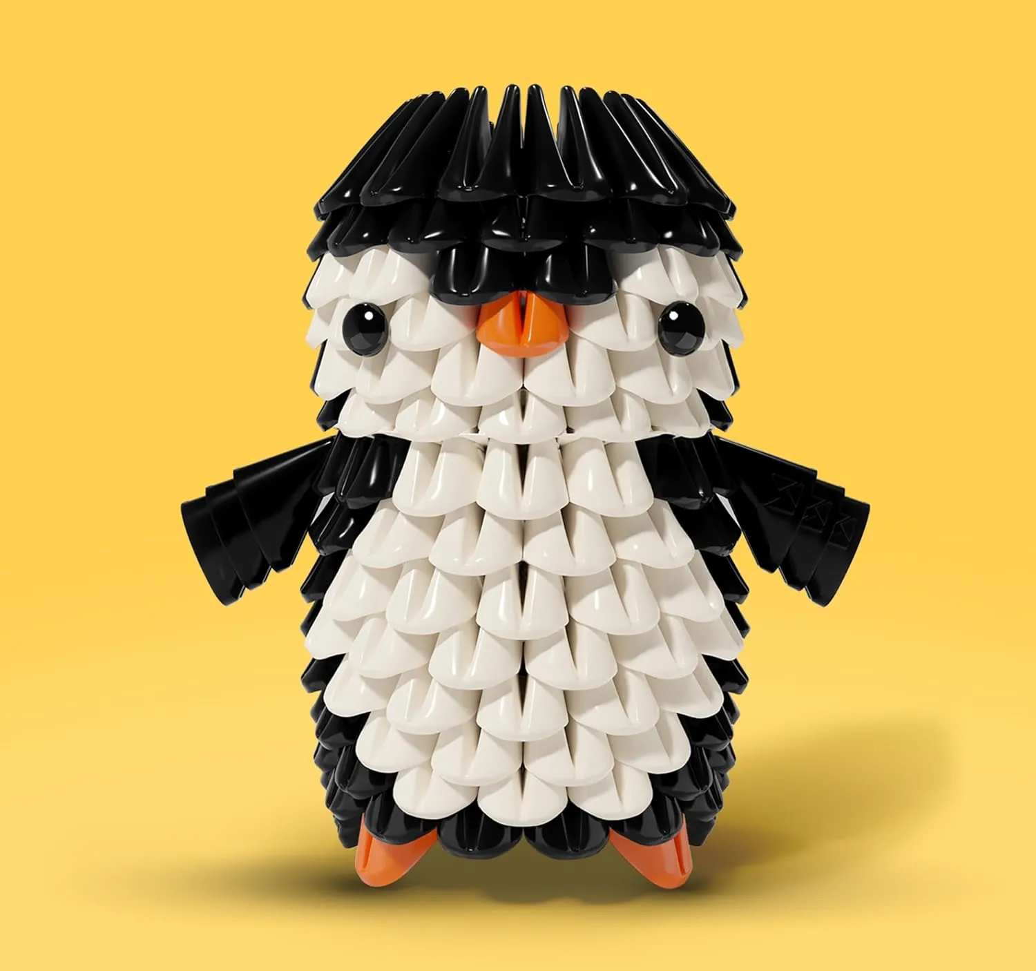 Animals 3D Soft Building Blocks - Cute Animal Kit, Pressure-Relief, STEM Educational Toys, Enhance Hands-On Skills Interlocking Building Blocks (1101-PENGUIN)