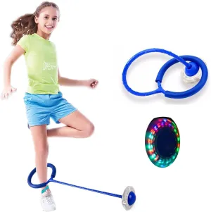 Ankle Skip Ball for Kids, Colorful Flash Wheel Swing Skip It Ball, Toys for Girls & Boys, Sports Fitness Toys, Gifts for Halloween & Christmas, Age 5-10 Years