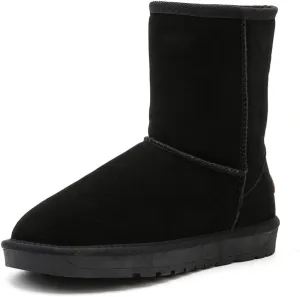 Asifn Womens Boots Snow Winter Boots Fur Lined Suede Faux Comfort Classic Casual Soft Toe Warmers