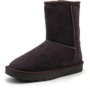 Asifn Womens Boots Snow Winter Boots Fur Lined Suede Faux Comfort Classic Casual Soft Toe Warmers