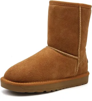 Asifn Womens Boots Snow Winter Boots Fur Lined Suede Faux Comfort Classic Casual Soft Toe Warmers