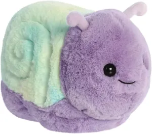 Aurora, 33838, Spudsters Emily Snail Soft Toy, 10-Inch, Purple