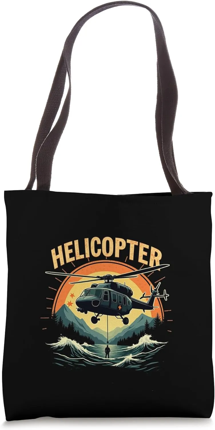 Awesome Helicopter Search and Rescue - Helicopter lover Tote Bag