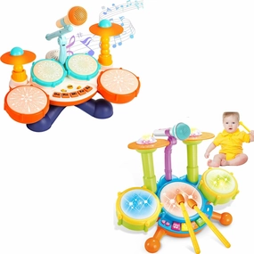 Baby Drum Set for Toddler 1-3 Years Old Birthday Gift for Boys Girls