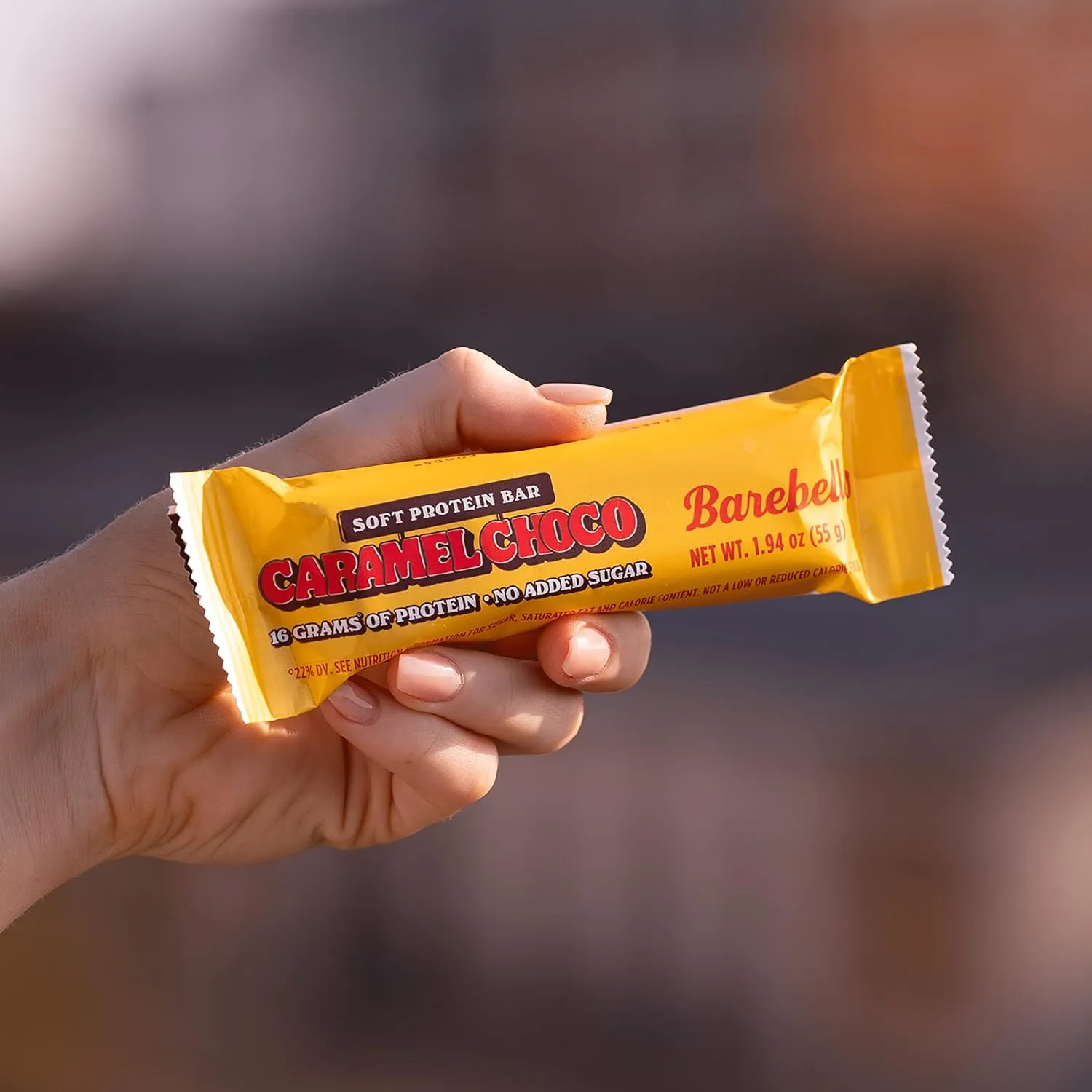 Barebells Soft Protein Bars Caramel Choco - 12 Count, 1.9oz Bars - Protein Snacks with 16g of High Protein - Fluffy Chocolate Protein Bar with 2g of Total Sugars - Soft Protein Snack & Breakfast Bars