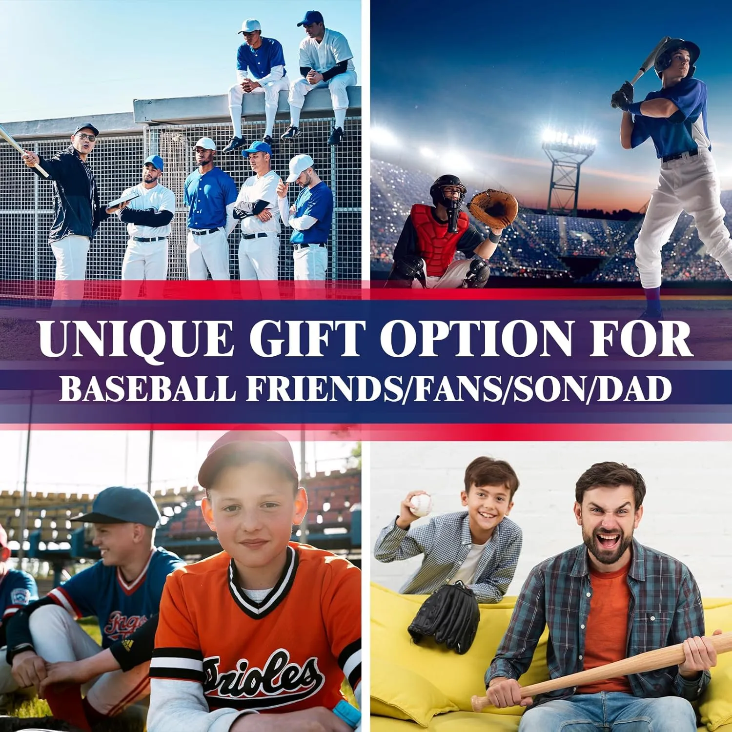 Baseball Blanket, Baseball Gifts for Men, Fans Coach Gifts Blue Team Color Sports Stuff 60"x50" Blanket Throws Gear for Valentines.