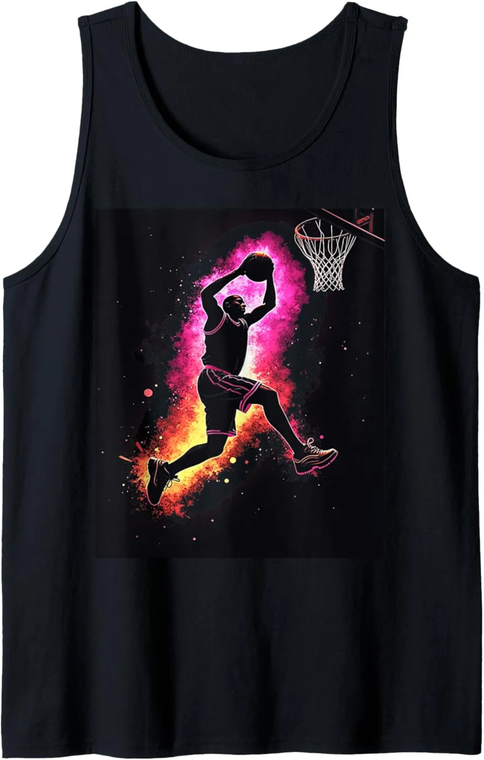 Basketball Dunk motif Tank Top