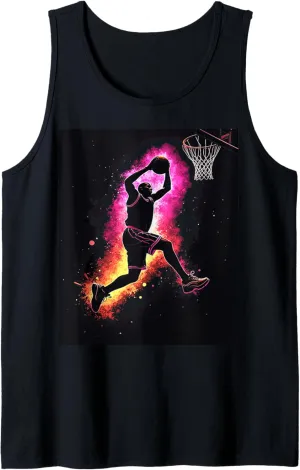 Basketball Dunk motif Tank Top
