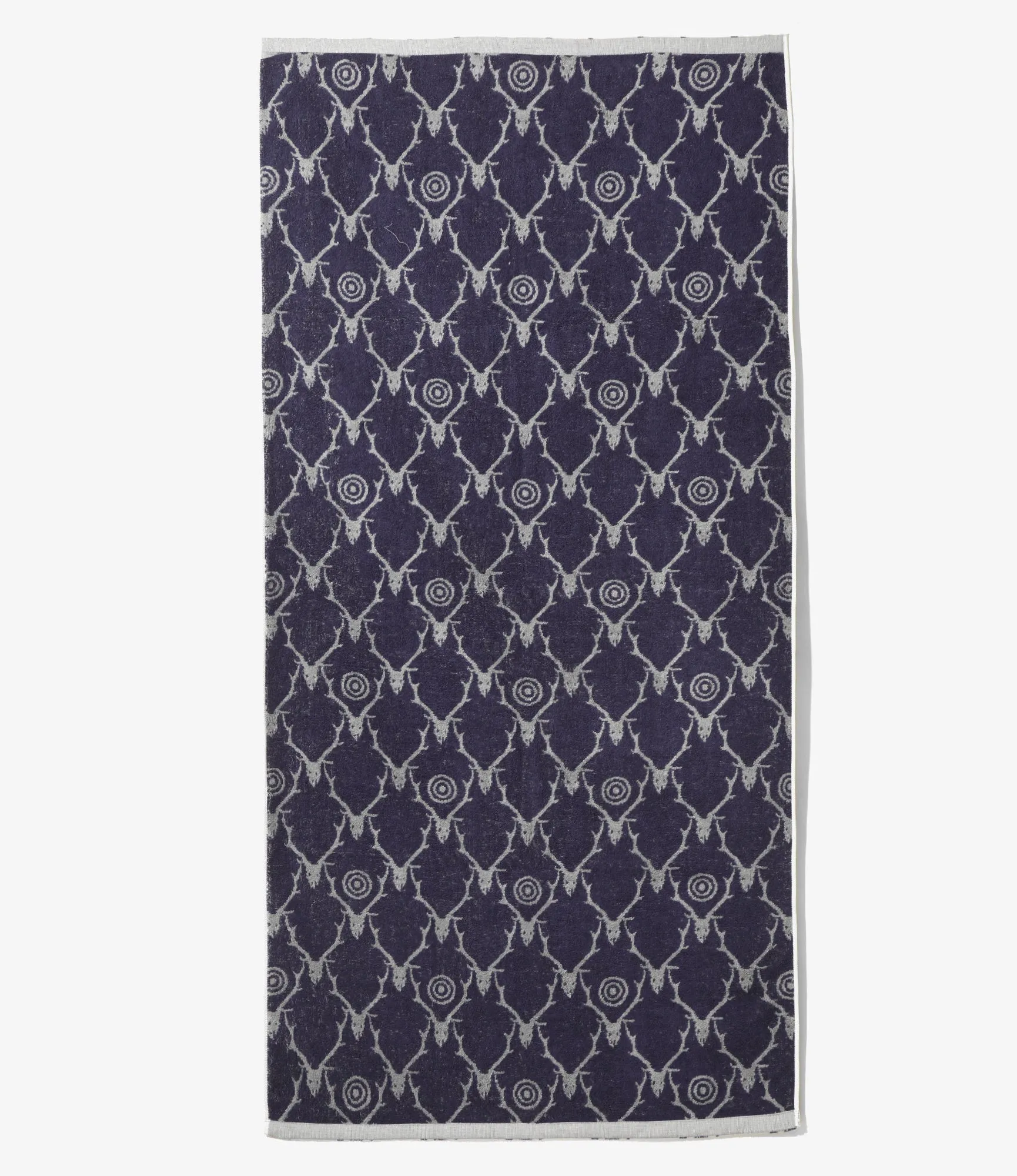 Bath Towel – Grey Skull/Target Cotton Pile
