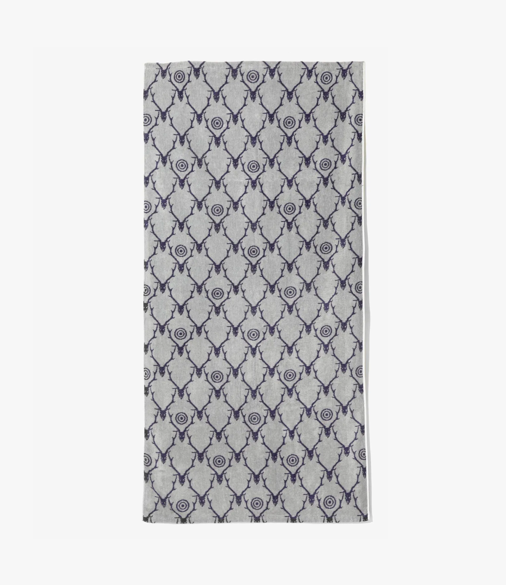 Bath Towel – Grey Skull/Target Cotton Pile
