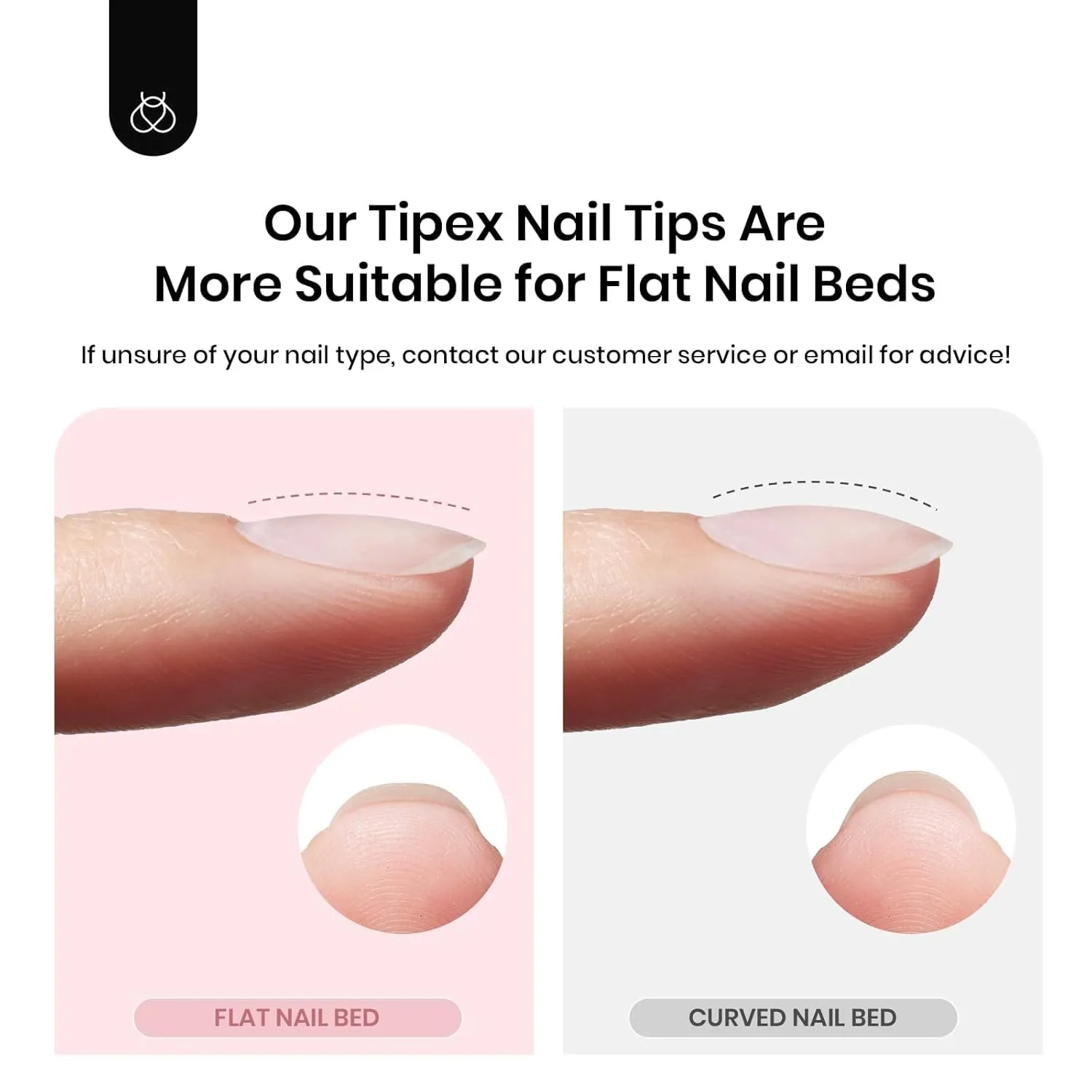 Beetles Tipex Instant Apex Nail Tips 512 Pieces Medium Stiletto Pre-Building and Pre-Etched Strong Thick Acrylic Fake Nails 16 Sizes for Flat Nails Press on Nails for Women