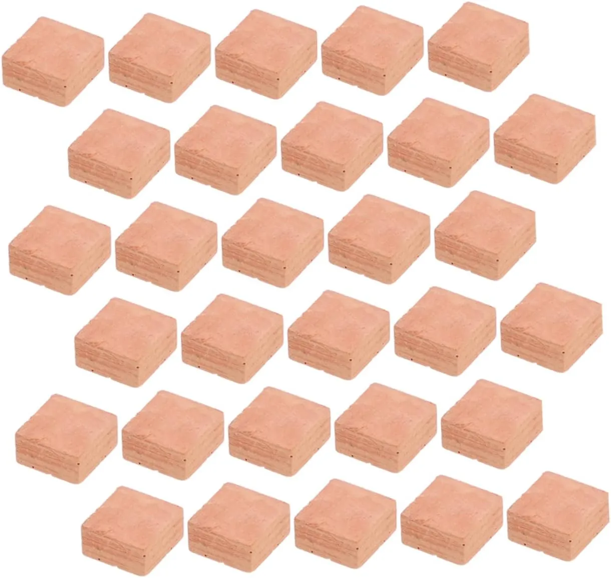 BESPORTBLE 3sets 40pcs Miniature Brick Models DIY Simulation Bricks for Compact Landscaping Accessories for Creative Play for Miniature Building Projects and Table Scenes 40pcs*3