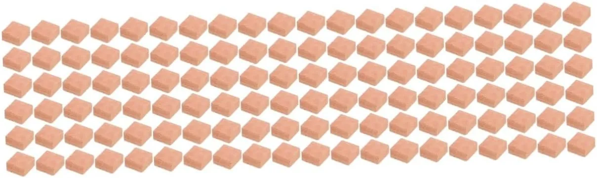 BESPORTBLE 5sets 40pcs Miniature Brick Model for Table Decorations Artificial Wall Tails for Crafting Square DIY House Building Models 40pcs*5