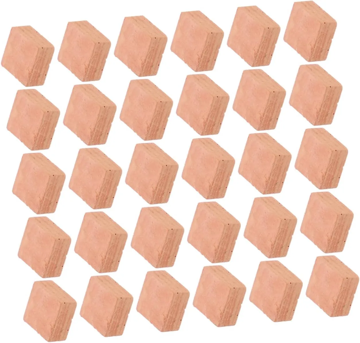 BESPORTBLE 5sets 40pcs Miniature Brick Model for Table Decorations Artificial Wall Tails for Crafting Square DIY House Building Models 40pcs*5