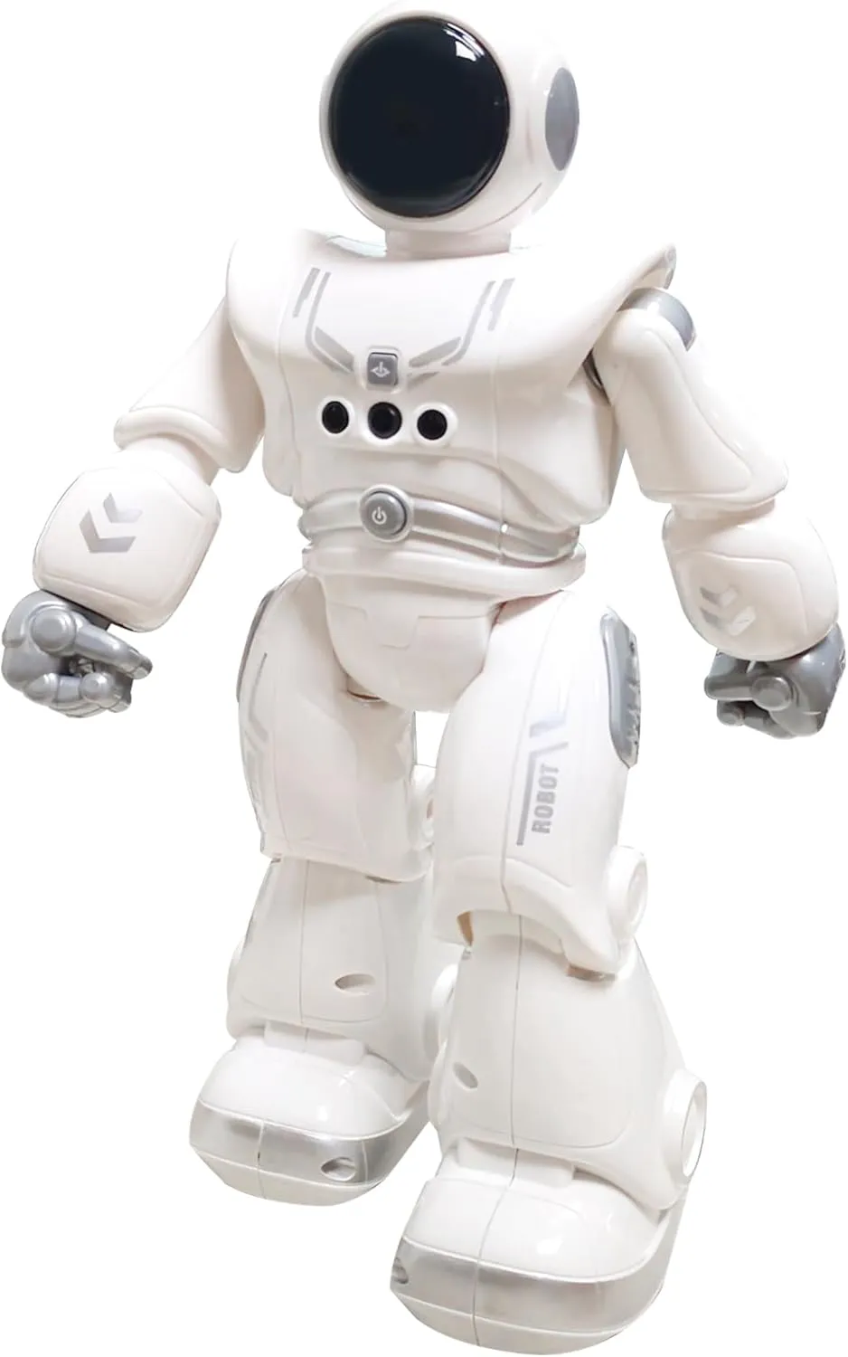 Best Gift for Kids,Intelligent Programmable RC Robot with Infrared Controller Toys,Dancing,Singing, Moonwalking and LED Eyes,Gesture Sensing Robot Kit for Childrens Entertainment (Gray)