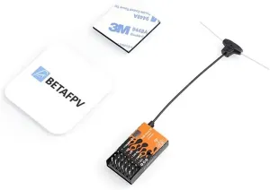 BETA FPV ELRS Micro 2.4GHz Receiver 5Channel PWM Output Suitable for Long-Distance Fixed-Wing Helicopter Ship Model Car Model DIY (ELRS Micro RX 2.4G)