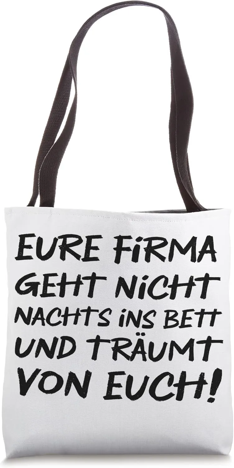Beware of the pilot the helicopter is harmless German Quote Tote Bag
