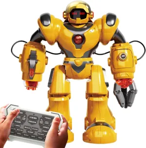 BEZGAR Robot Toys for Kids 3-12 Years Old - Big RC Robot Programmable Dancing with 22 Actions, Remote Control Emo Robots Supporting 78 Changing Expression Christmas Birthday Gift for Boys and Girls