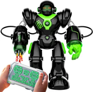 BEZGAR TR300 Robot Toys for Kids - Smart Programmable, Dancing Remote Control Emo Robot with 22 Actions, Supporting 78 Changing Expression, for Kids, 3 4 5 6 7 8 Year Old Boy Birthday