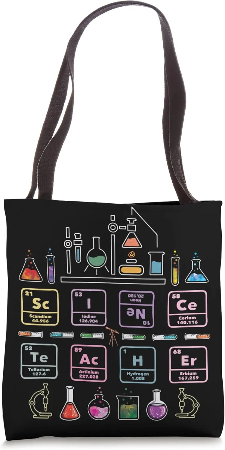 Biology Teacher Science Lover Microorganism Science Day Tote Bag
