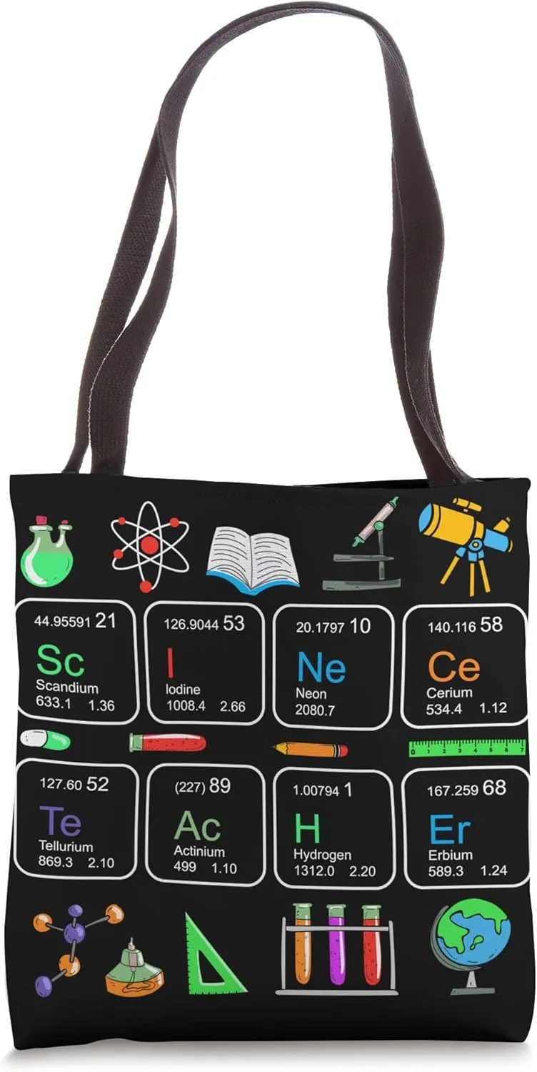 Biology Teacher Science Lover Microorganism Science Day Tote Bag