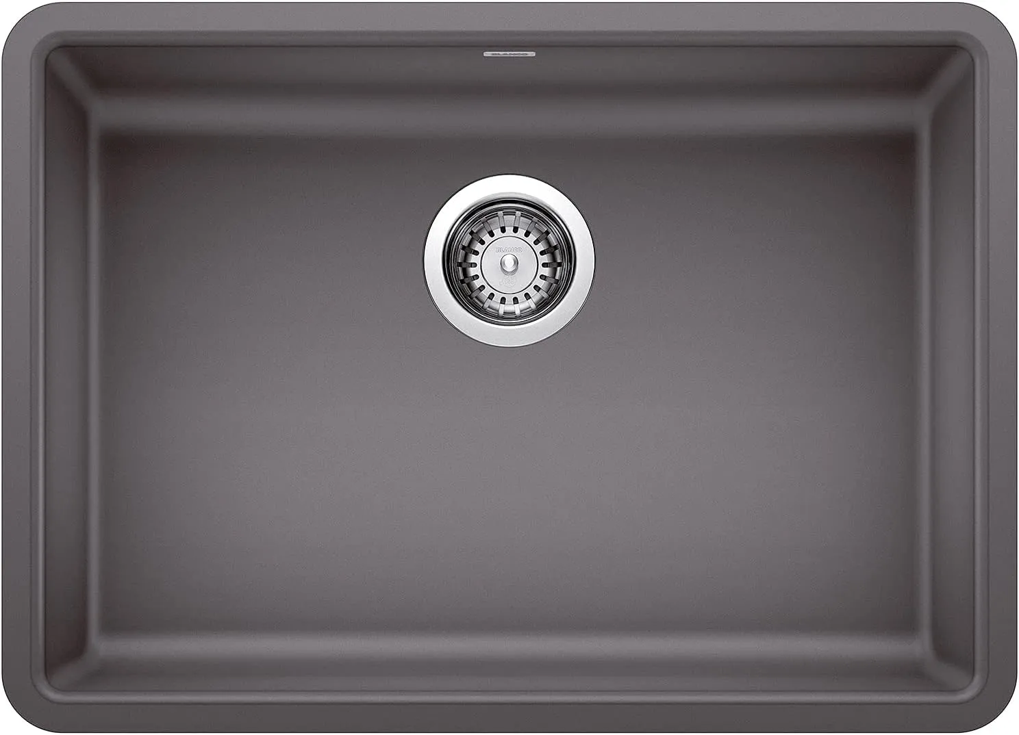 BLANCO, Cinder 442539 PRECIS SILGRANIT ADA-Compliant Undermount Kitchen Sink, 25" X 18"