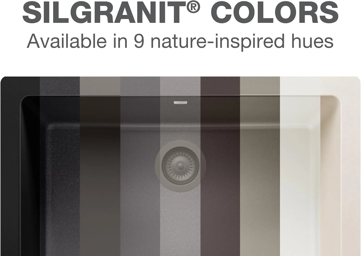 BLANCO, Cinder 442539 PRECIS SILGRANIT ADA-Compliant Undermount Kitchen Sink, 25" X 18"