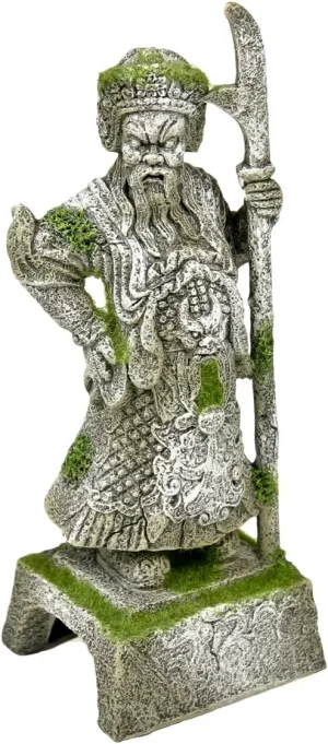 BLUE RIBBON PET PRODUCTS EE-695 Exotic Environments Thai Warrior Statue with Moss