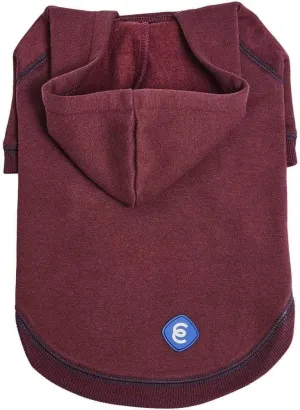Blueberry Pet Dog Clothes 14" Dog Sweater & Accessories, Cozy Sweater Vest for Medium Sized Dog, Hoodie for Small Dogs, Burgundy Red Small Dog Sweatshirt, Award-Winning Frenchie Apparel