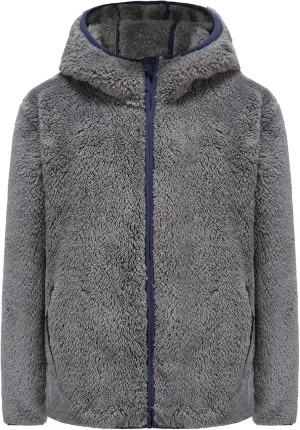 Boys Girls Soft Fleece Sherpa Full-zip Jacket