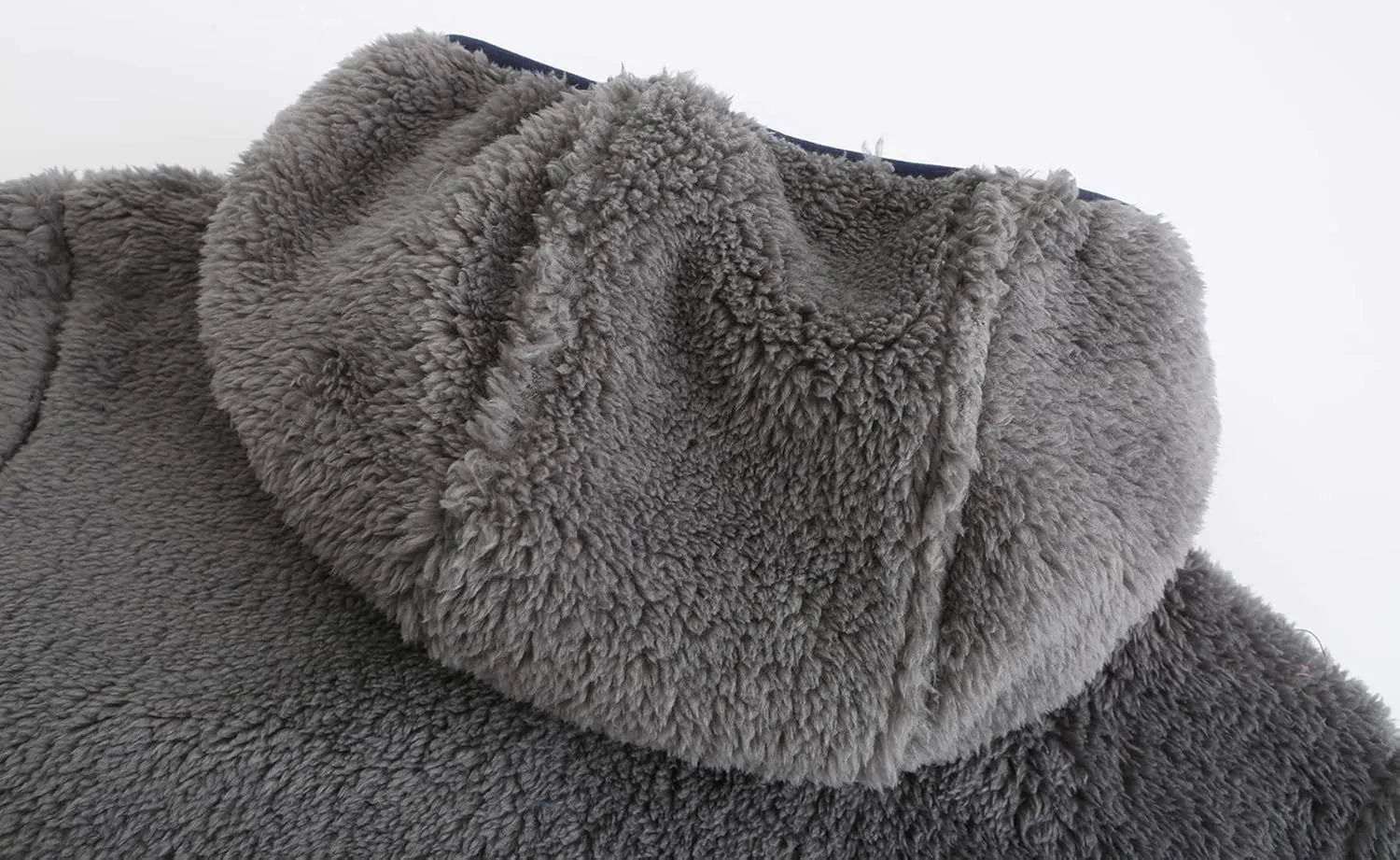 Boys Girls Soft Fleece Sherpa Full-zip Jacket