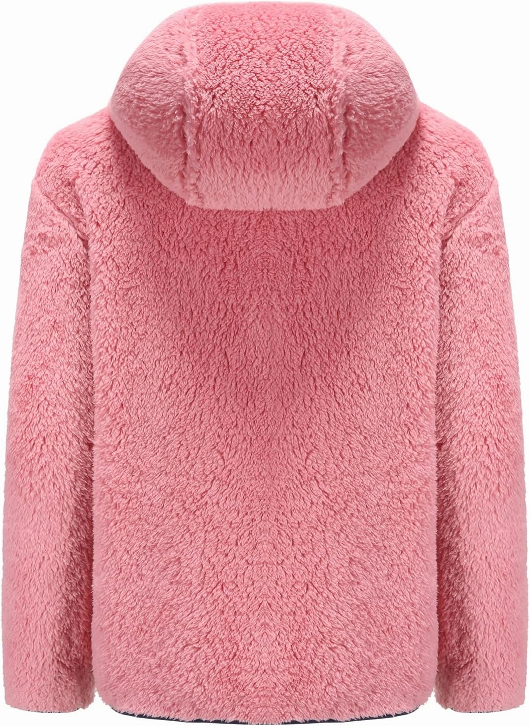 Boys Girls Soft Fleece Sherpa Full-zip Jacket