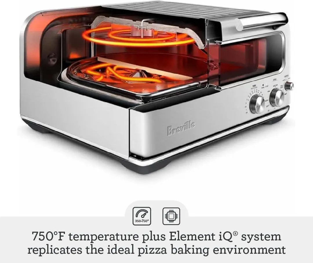 Breville Smart Oven Pizzaiolo BPZ820BTR, Black Truffle