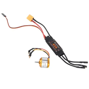 Brushless ESC, ESC 2212 1000KV Motor 40A Brushless ESC Set RC Motor ESC RC Model Accessories RC Speed Controller for RC Drone Helicopter FPV Model