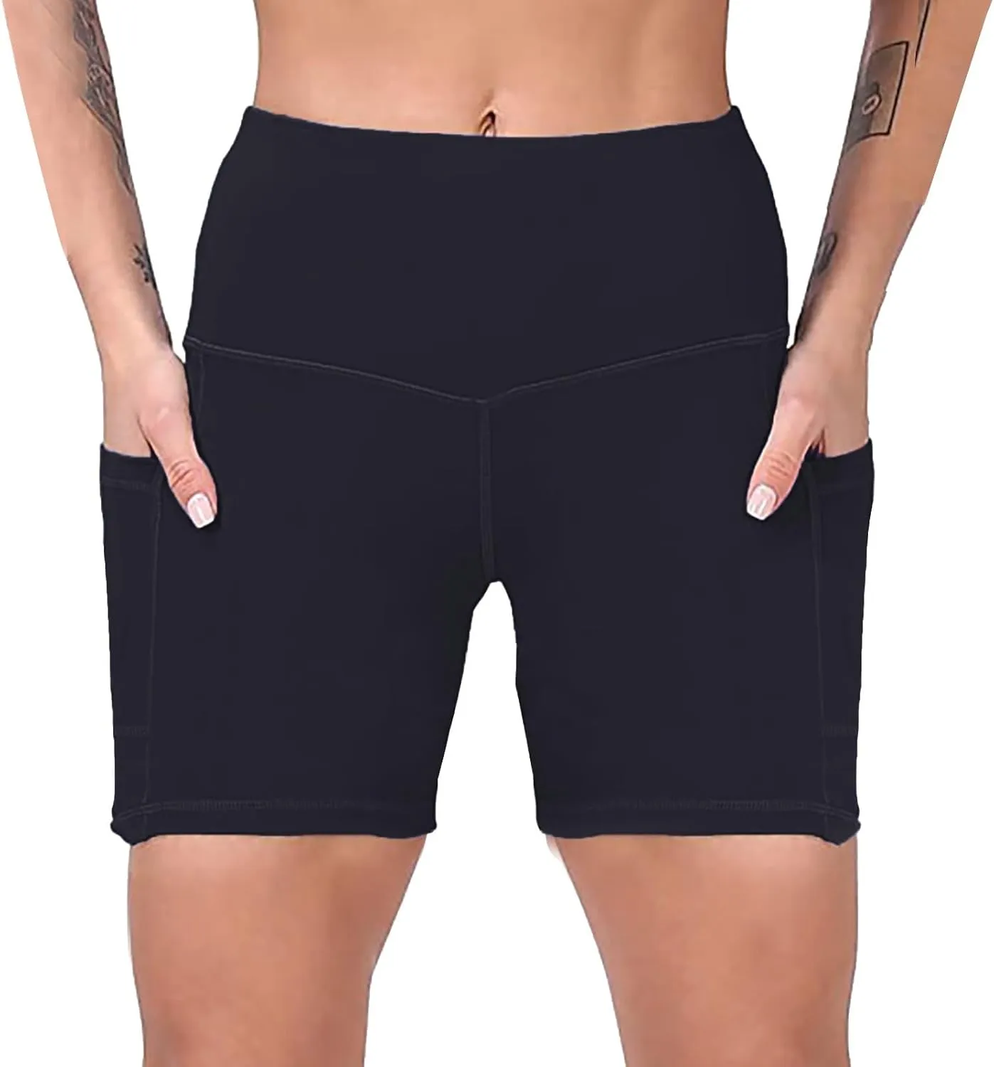 Buttery Soft Shorts Workout Yoga Shorts for Women 5 Inches Spandex High Waisted Soft Biker Shorts Women Dance