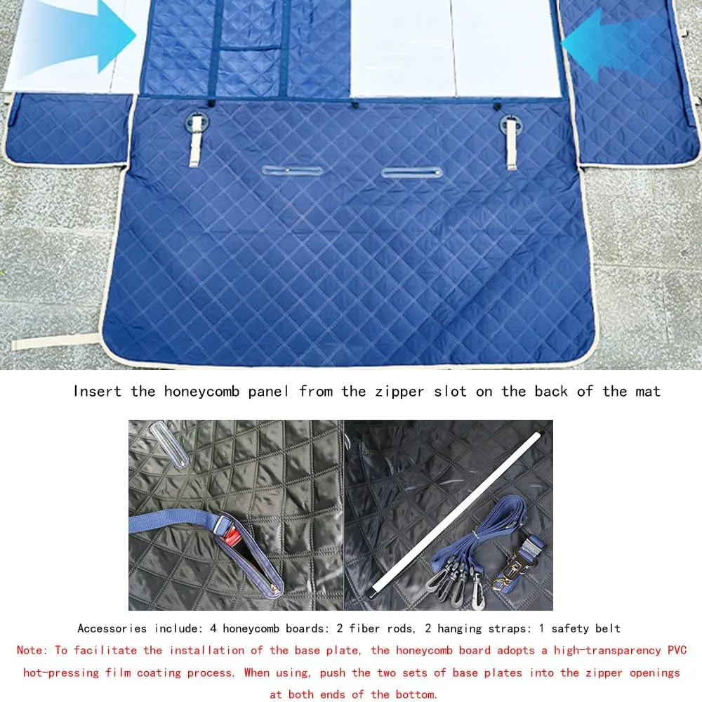 Car Pet Seat Cover for Nissan Micra K13 Visia First/Acenta/Tekna 2010-2017 Durable Dog Travel Hammock Scratchproof Back Seat Pet Cover Easy Clean Dog Seat Mat,Blue