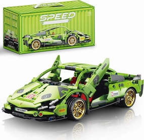 Car Building Set Technic-Style Speed Champions Building Set – 586 Pieces, Classic Sports Car Model for Kids and Adults Age 12-14-16, Fun Race Car Toy Set for Boys and Girls