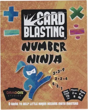 Card Blasting Number Ninja Math Games for Kids 6-8 | Learning & Education Toys | Multiplication Game | Smart Game | Learning Game |Math Games for Kids 8-12