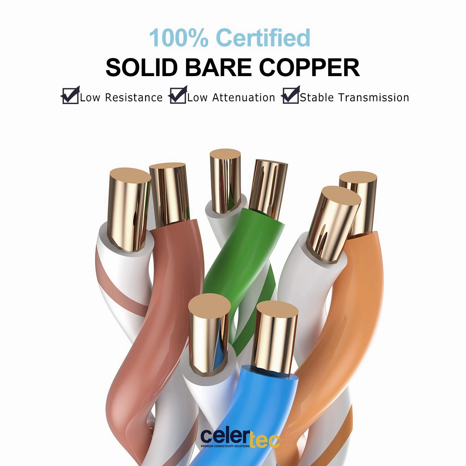 Cat6 Shielded Outdoor Cable, 1000ft, FTP (Overall Foil Shield), 23AWG Solid Bare Copper, UV Resistant, Weatherproof, 550MHz, ETL Listed &CMX Rated,Bulk Ethernet Cable, Black