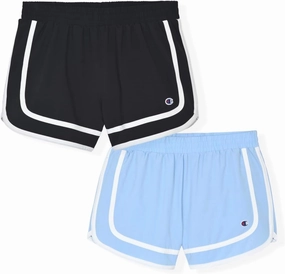 Champion Girls Heritage Foldover Mesh Running Basketball Short 2.75 Inch Inseam