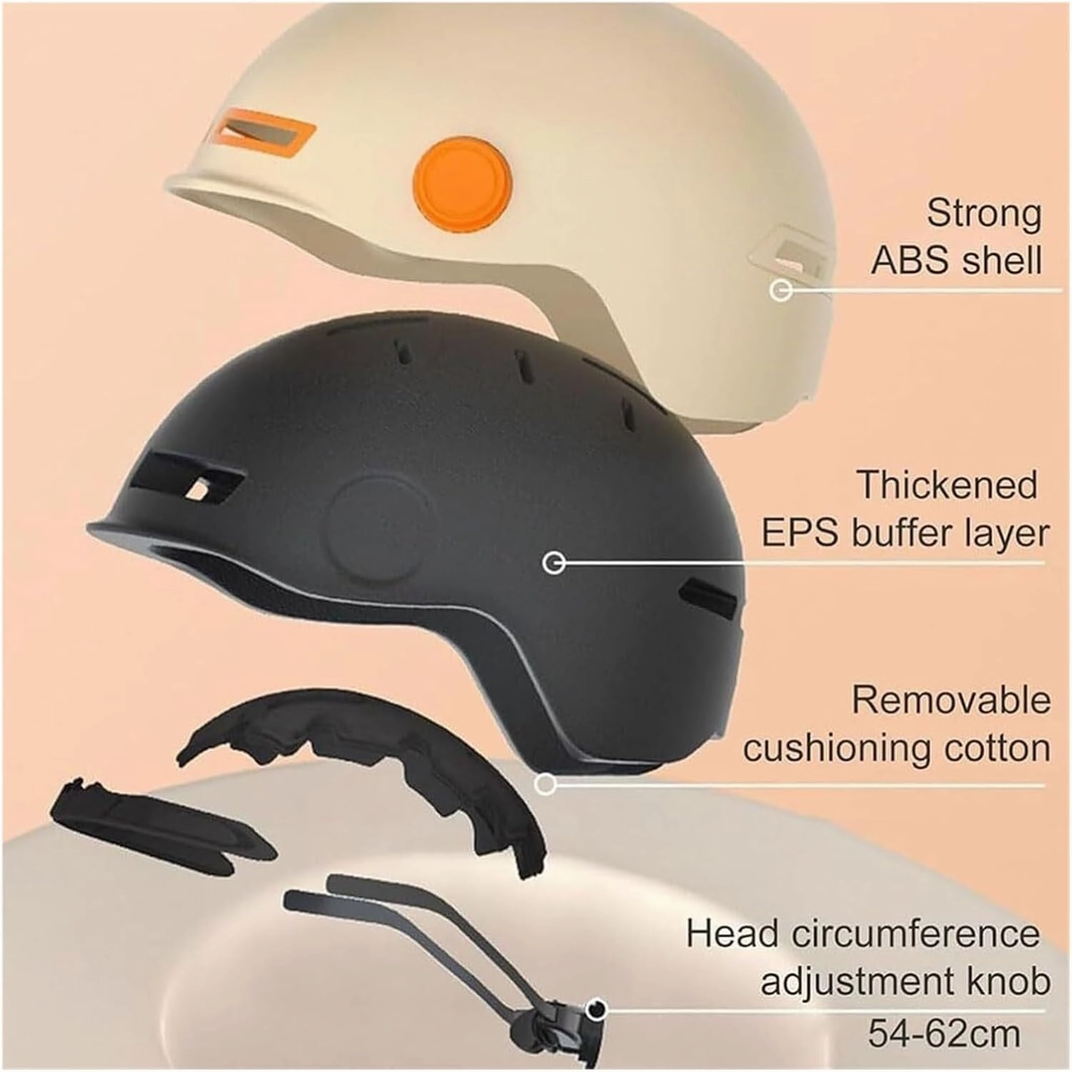 Children ATV Open Face Vespa Helmet DOT Approved, Four Seasons Boys Girls Electric Moped Helmet, Low Profile Youth Kids Street Scooter Cruiser Moped ATV Jet Helmet